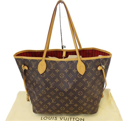 louis vuitton monogram bag red interior|louis vuitton monogram bag neverfull.